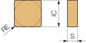 SNG 633 TN610 Grade Uncoated Cermet, Indexable Turning Insert SNG 633 TN610 Grade Uncoated Cermet, Indexable Turning Insert