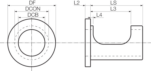 SHE 324053, Adjustable Sleeve (Drilling) for MAGIC DRILL (DRV / DRZ / DRX)