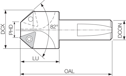 CS82612, Indexable Countersink