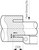 KFMSR 2525M30403, Face Grooving Toolholder KFMSR 2525M30403, Face Grooving Toolholder