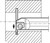 KIGHR 5540B4, Internal Grooving Toolholder