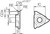 TGF 32L047N PR1215 Grade PVD Carbide, Indexable Grooving Insert TGF 32L047N PR1215 Grade PVD Carbide, Indexable Grooving Insert