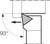 CTJNR 2020K16, Indexable Turning Toolholder CTJNR 2020K16, Indexable Turning Toolholder