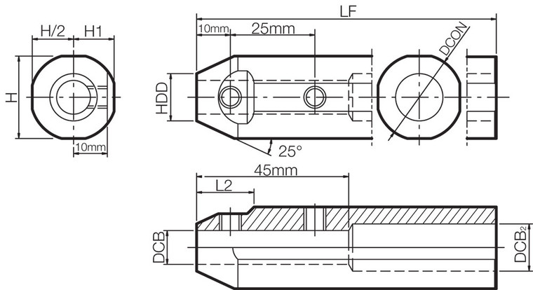 SHA08250135, Adjustable Boring Bar Sleeve