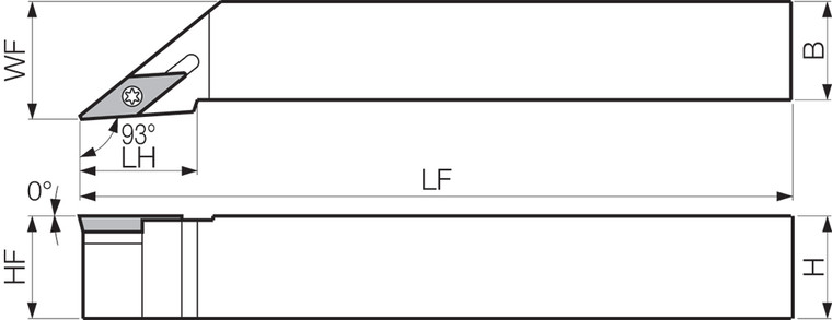 SVJBR 2020K11, Indexable Turning Toolholder