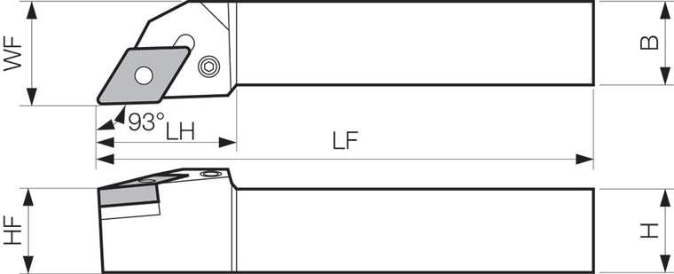PDJNL 2020K15, Indexable Turning Toolholder