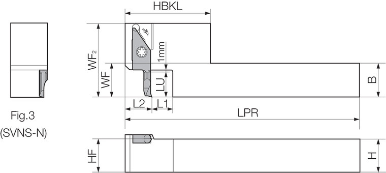 SVNSR1616M1211N Right-Hand, Micro Boring Bar Toolholder SVNSR1616M1211N Right-Hand, Micro Boring Bar Toolholder