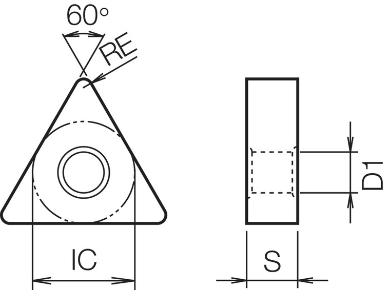 TNGA 332T00220 KA30 Grade Ceramic, Indexable Turning Insert