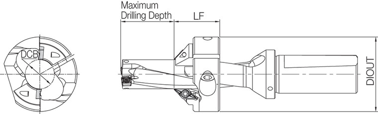 DRV CH23, DRV Magic Drill Series, Chamfer Attachment