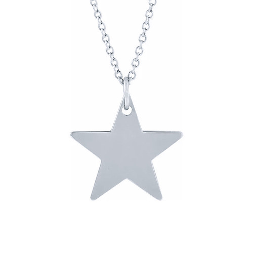 Personalized Star Shape Pendant - 18mm