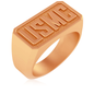 USMC US Marine Corps signet ring in 14k rose gold