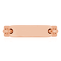 Link Name Plate Ring in 14K rose gold.