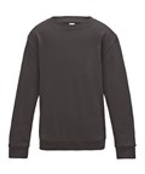 Mill Ford School Embroidered Charcoal Grey Adult Sweatshirt