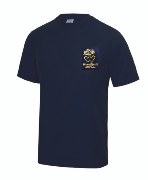 Woodfield Primary Staff Embroidered Navy PE TShirt