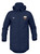 DRAKE FOOTBALL CLUB NAVY  COACHES   3/4  LENGTH WARM COAT