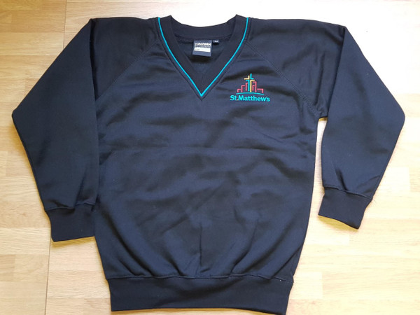 St. Matthew's Children’s V-Neck Sweatshirt