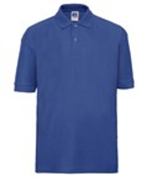 Mill Ford Embroidered Blue Polo (Tuesday)