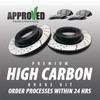 Front High Carbon Brake Pad and Rotor Kit