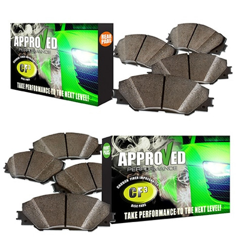 Front & Rear Disc Brake Pad Kit