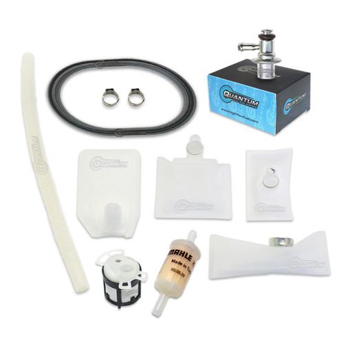 QFS Fuel Pump Repair Kit w/ Fuel Pressure Regulator, Tank Seal, Fuel Filter, Strainer - QFS-K306
