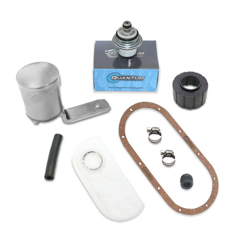 QFS Fuel Pump Repair Kit w/ Fuel Pressure Regulator, Tank Seal, Fuel Filter, Strainer - QFS-K338