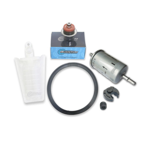 QFS Fuel Pump Repair Kit w/ Fuel Pressure Regulator, Tank Seal, Fuel Filter, Strainer - QFS-K361