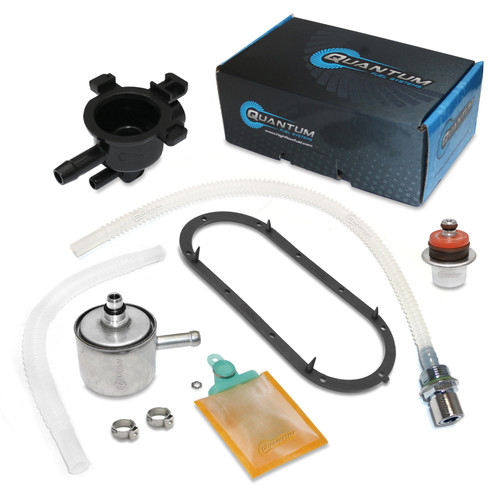 QFS Fuel Pump Repair Kit w/ Fuel Pressure Regulator, Tank Seal, Fuel Filter, Strainer - QFS-K366