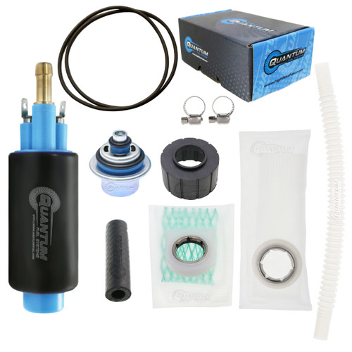 QFS OEM Replacement In-Tank EFI Fuel Pump w/ Fuel Pressure Regulator, Tank Seal, Strainer - HFP-361-BUR2T2