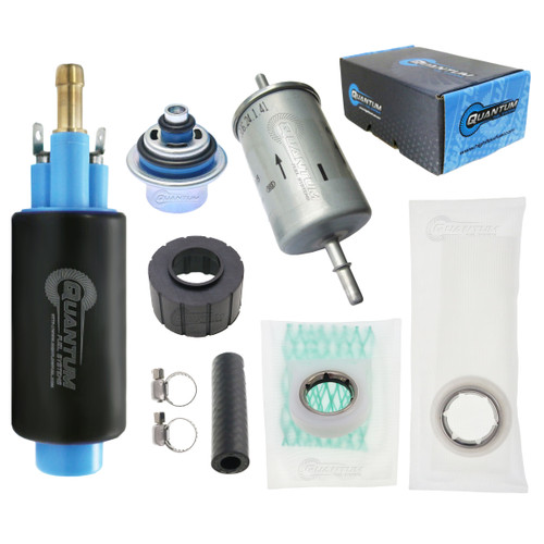 QFS OEM Replacement In-Tank EFI Fuel Pump w/ Fuel Pressure Regulator, Fuel Filter, Strainer - HFP-361-URF