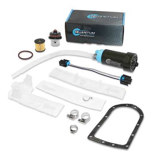 QFS OEM Replacement In-Tank EFI Fuel Pump w/ Fuel Pressure Regulator, Tank Seal, Fuel Filter, Strainer - HFP-370HD-RT5F