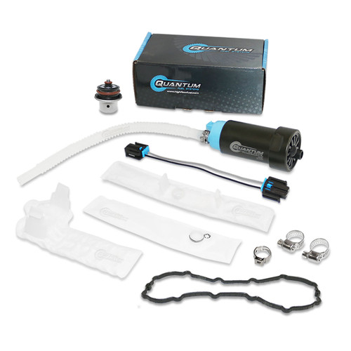 QFS OEM Replacement In-Tank EFI Fuel Pump w/ Fuel Pressure Regulator, Tank Seal, Strainer - HFP-370HD-RT6