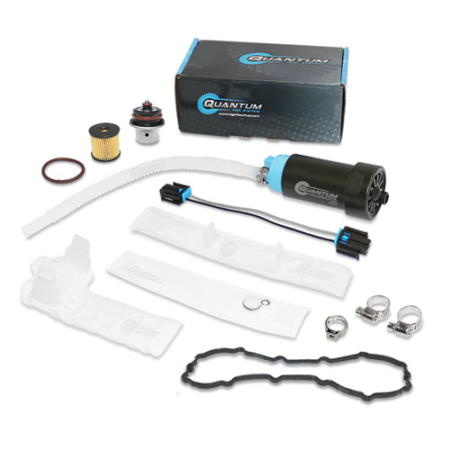 QFS OEM Replacement In-Tank EFI Fuel Pump w/ Fuel Pressure Regulator, Tank Seal, Fuel Filter, Strainer - HFP-370HD-RT6F