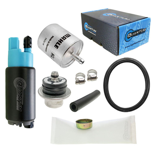 QFS OEM Replacement In-Tank EFI Fuel Pump w/ Fuel Pressure Regulator, Tank Seal, Fuel Filter, Strainer - HFP-382-BR2T3F2