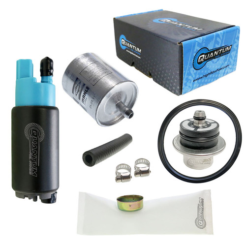 QFS OEM Replacement In-Tank EFI Fuel Pump w/ Fuel Pressure Regulator, Tank Seal, Fuel Filter, Strainer - HFP-382-BR2TF