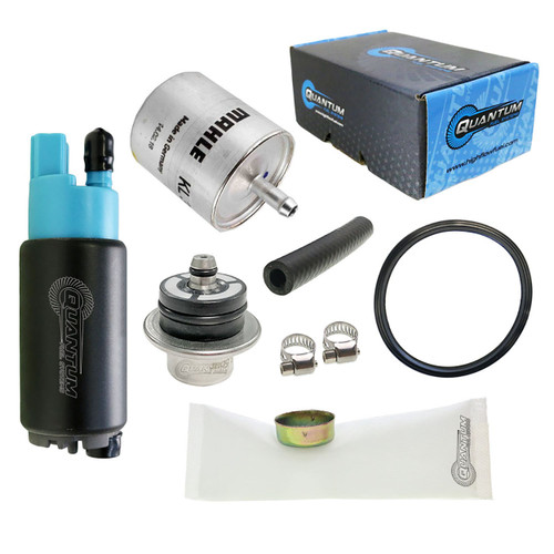 QFS OEM Replacement In-Tank EFI Fuel Pump w/ Fuel Pressure Regulator, Tank Seal, Fuel Filter, Strainer - HFP-382-BR2TF2