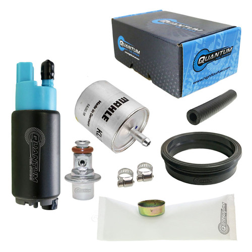 QFS OEM Replacement In-Tank EFI Fuel Pump w/ Fuel Pressure Regulator, Tank Seal, Fuel Filter, Strainer - HFP-382-BR3T4F2