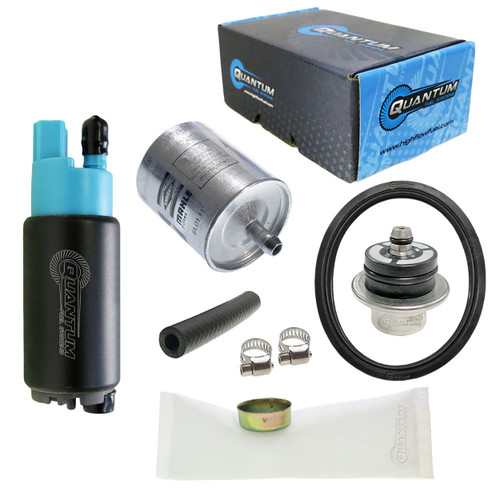 QFS OEM Replacement In-Tank EFI Fuel Pump w/ Fuel Pressure Regulator, Tank Seal, Fuel Filter, Strainer - HFP-382-BRT3F