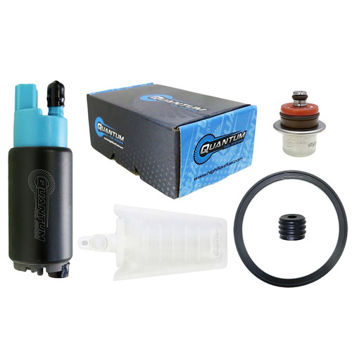 QFS OEM Replacement In-Tank EFI Fuel Pump w/ Fuel Pressure Regulator, Tank Seal, Strainer - HFP-382-CA
