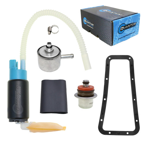 QFS OEM Replacement In-Tank EFI Fuel Pump w/ Fuel Pressure Regulator, Tank Seal, Fuel Filter, Strainer - HFP-382-HDR2T4F