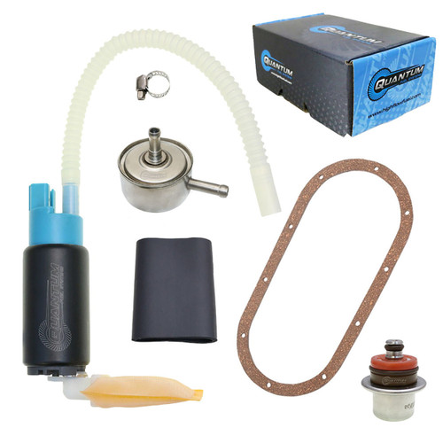 QFS OEM Replacement In-Tank EFI Fuel Pump w/ Fuel Pressure Regulator, Tank Seal, Fuel Filter, Strainer - HFP-382-HDRT2F2