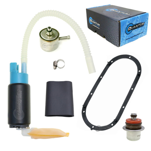 QFS OEM Replacement In-Tank EFI Fuel Pump w/ Fuel Pressure Regulator, Tank Seal, Fuel Filter, Strainer - HFP-382-HDRTF