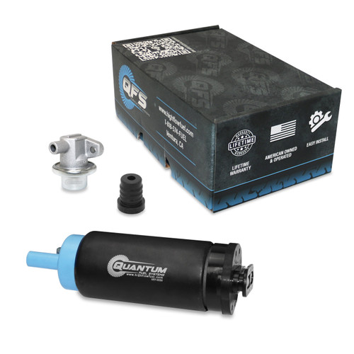 QFS OEM Replacement Marine/Outboard EFI Fuel Pump w/ Fuel Pressure Regulator, Strainer - HFP-382M-OBR