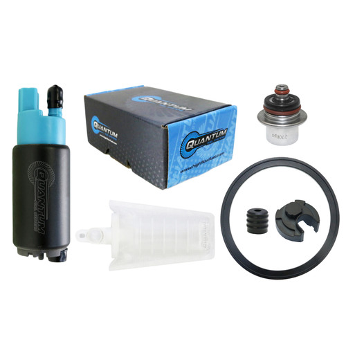 QFS OEM Replacement In-Tank EFI Fuel Pump w/ Fuel Pressure Regulator, Tank Seal, Strainer - HFP-382-P2