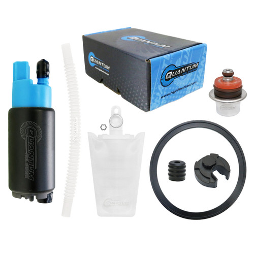 QFS OEM Replacement In-Tank EFI Fuel Pump w/ Fuel Pressure Regulator, Tank Seal, Strainer - HFP-382-P4