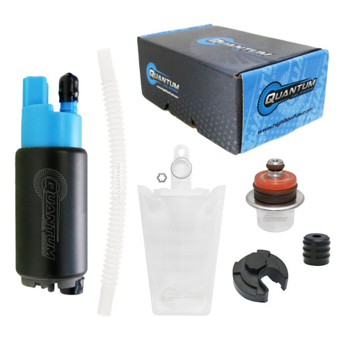 QFS OEM Replacement In-Tank EFI Fuel Pump w/ Fuel Pressure Regulator, Strainer - HFP-382-P4XR