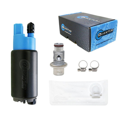QFS OEM Replacement In-Tank EFI Fuel Pump w/ Fuel Pressure Regulator, Strainer - HFP-382-S122R