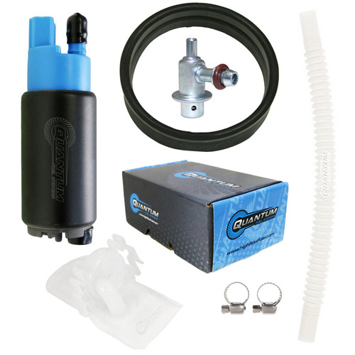 QFS OEM Replacement In-Tank EFI Fuel Pump w/ Fuel Pressure Regulator, Tank Seal, Strainer - HFP-382-S226RT
