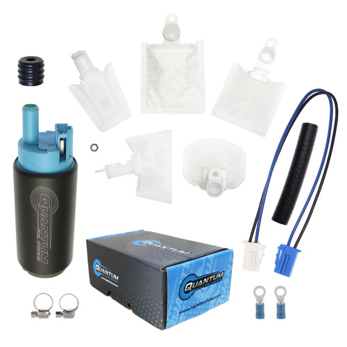 QFS 255LPH In-Tank EFI Performance Fuel Pump w/ Strainer - HFP-382SH-U