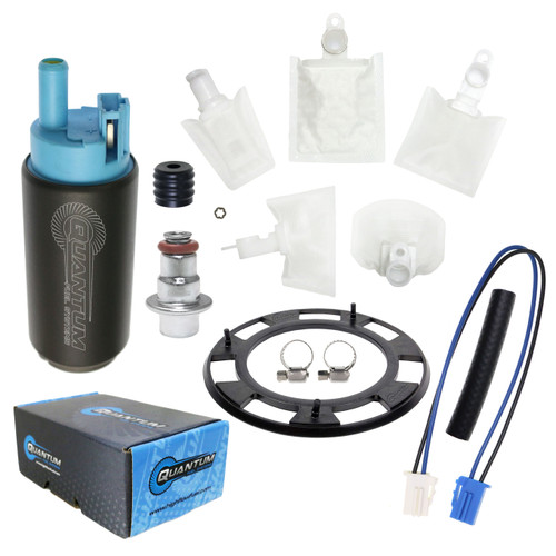 QFS OEM Replacement In-Tank EFI Fuel Pump w/ Fuel Pressure Regulator, Tank Seal, Strainer - HFP-382S-UR2T2