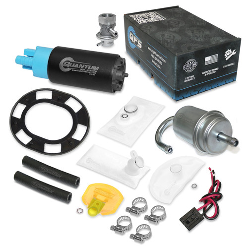 QFS OEM Replacement In-Tank EFI Fuel Pump w/ Fuel Pressure Regulator, Tank Seal, Fuel Filter, Strainer - HFP-382-YT30RF